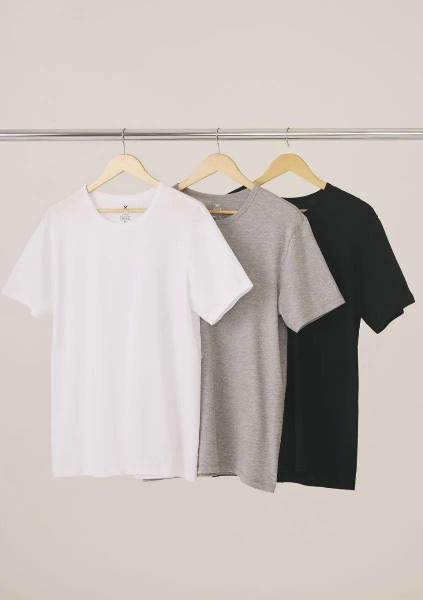 Kit Com 3 T-shirt Masculina Hering 4fv21ben