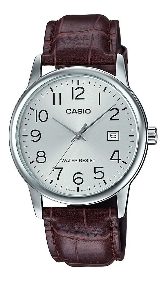 Relógio Casio Masculino Collection Couro