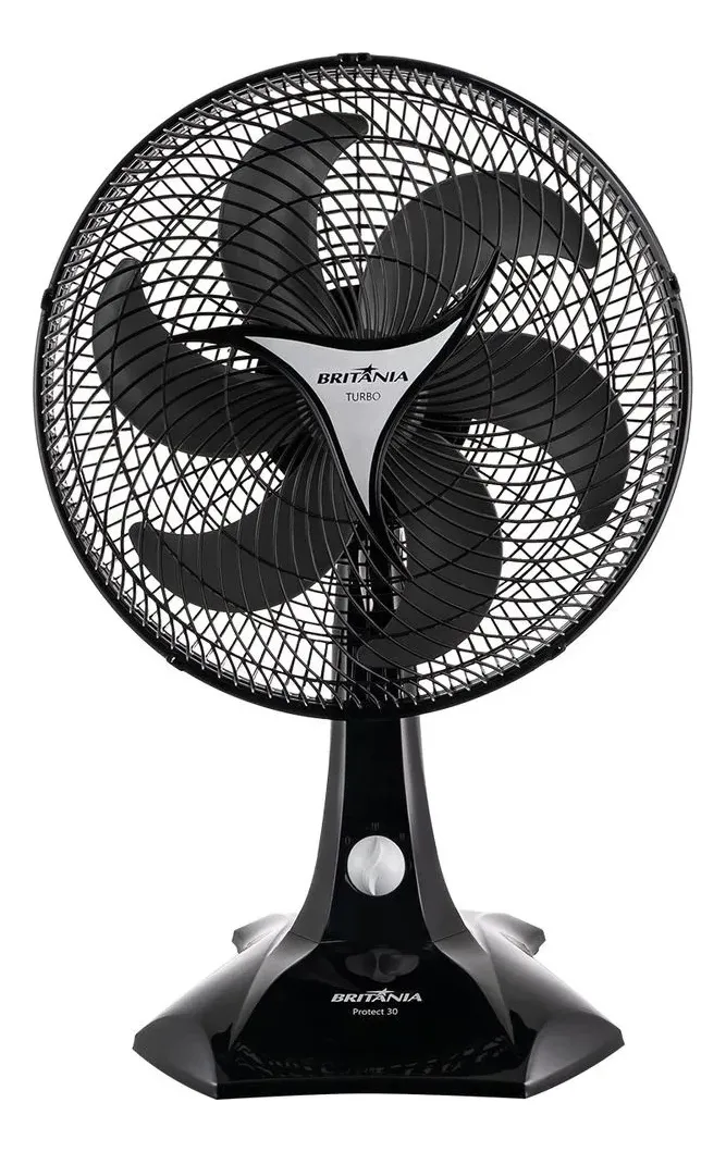 Ventilador Protect 30 Six Preto 60W Britânia