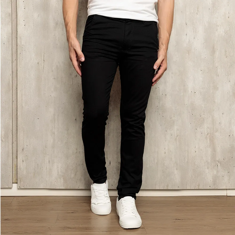 Calça Sarja Masculina Premium Homem Moderno Casamento Festa