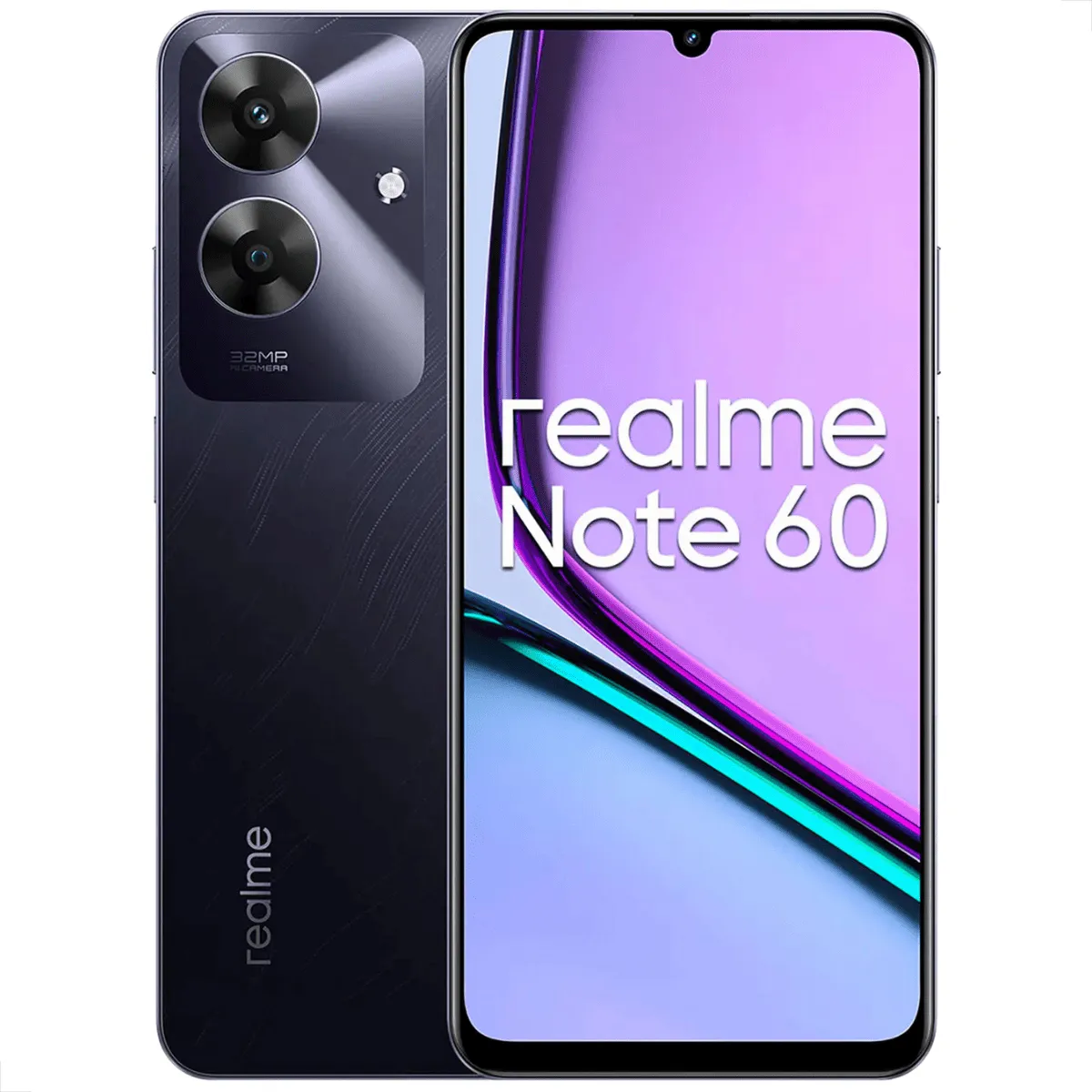 Celular Realme Note 60 Dual Sim 128 Gb 4 Gb Ram Preto
