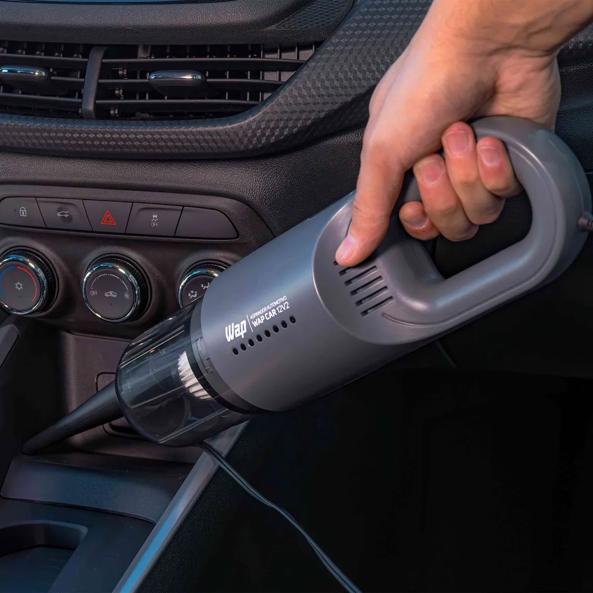 Aspirador Automotivo Portátil WAP CAR com Filtro HEPA e Cabo de 3,7m