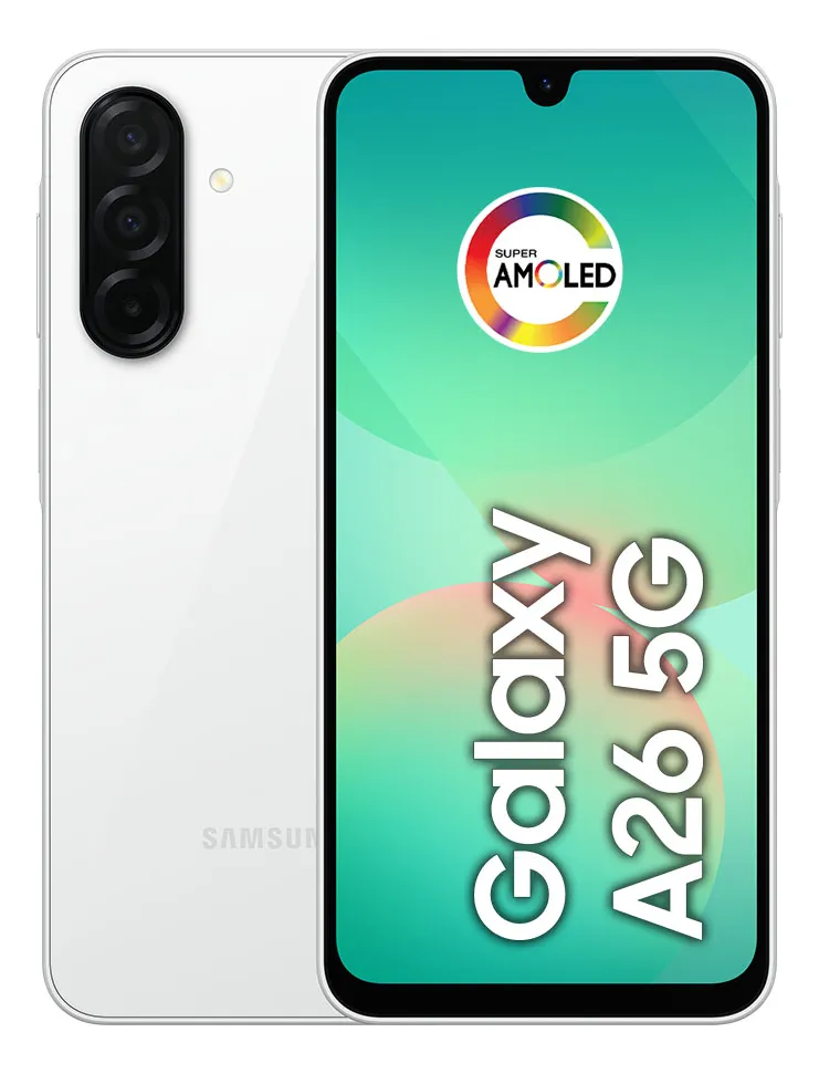 Celular Samsung Galaxy A26 5g 256gb, 8gb Ram, Câmera De 50mp, Ip67, Tela Super Amoled 6.7 , Nfc - Branco