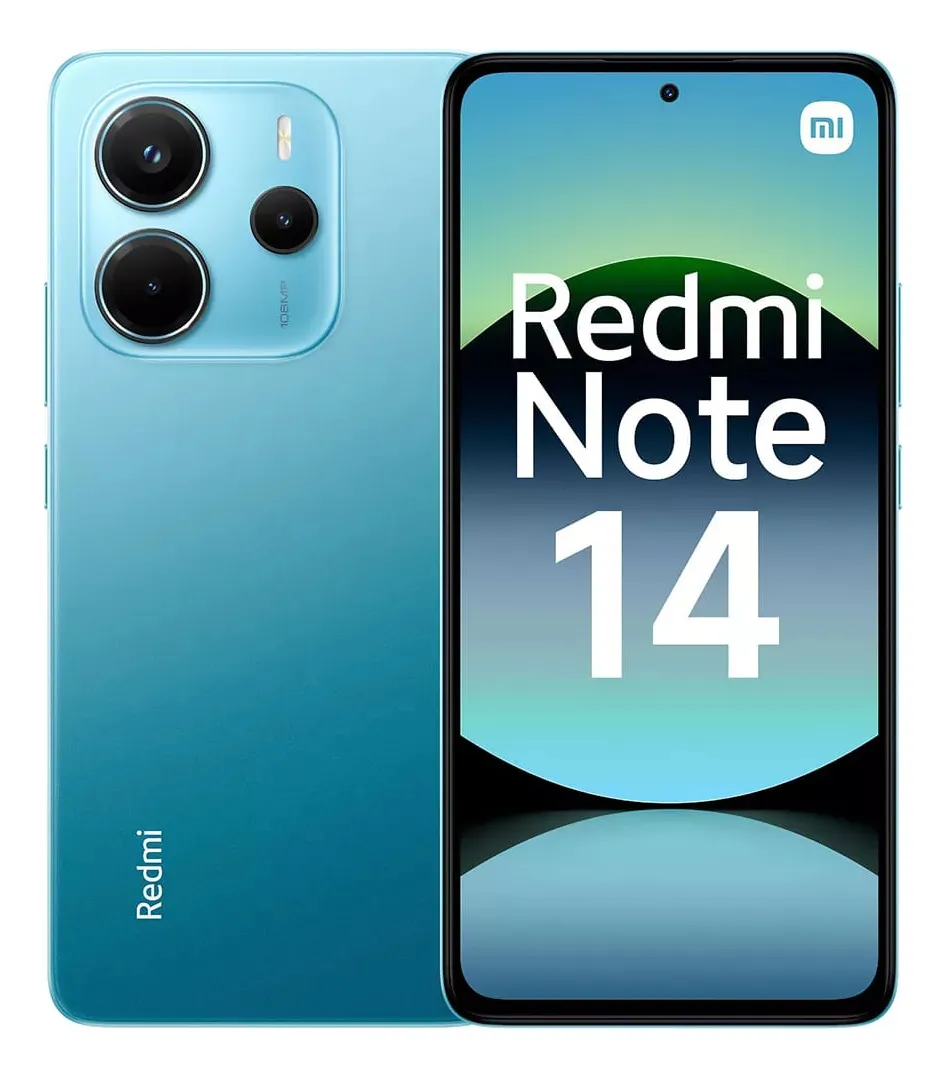 Xiaomi Redmi Note 13( Note 14 256gb 8gb Ram 2025) Cor Azul-aço