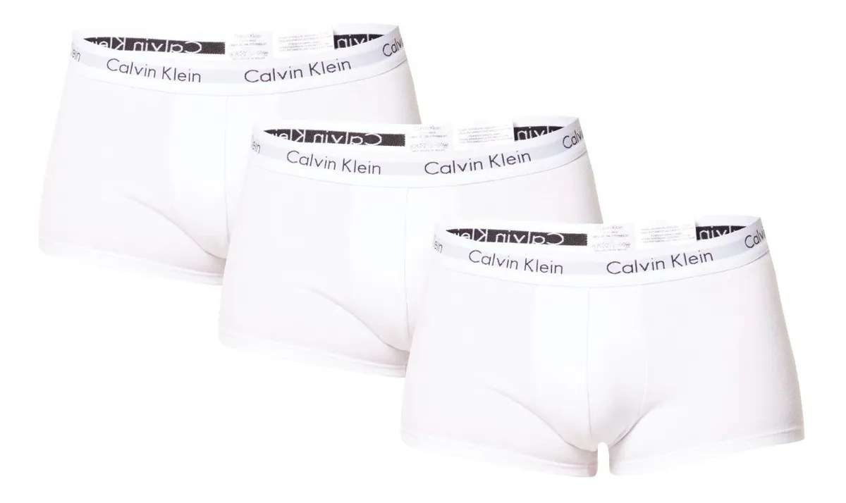 Kit 3 Cuecas Masculinas Boxer Cotton Calvin Klein