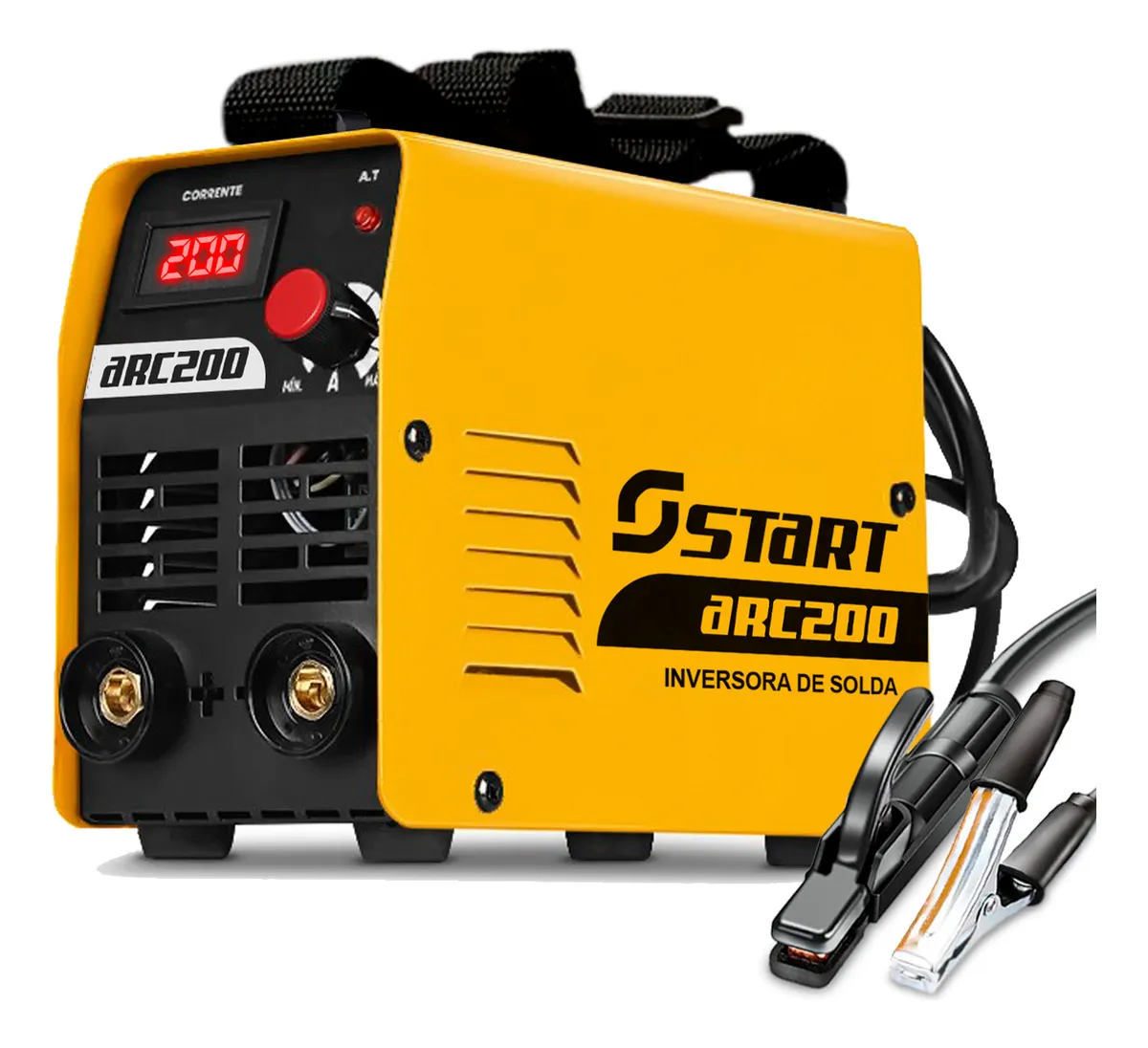 Máquina Inversora Solda Top Arc 200a Start Cor Amarelo Frequência 50/60Hz
