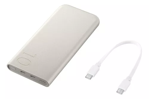 Carregador portátil Samsung Power Bank, carregamento super rápido, 25 W, 10.000 mAh, modelo EB-P3400