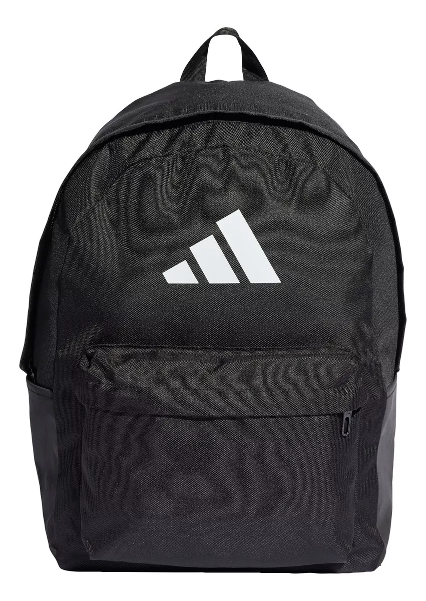 Mochila adidas Clássica Bars Preta esportiva cor Preto 27.5L