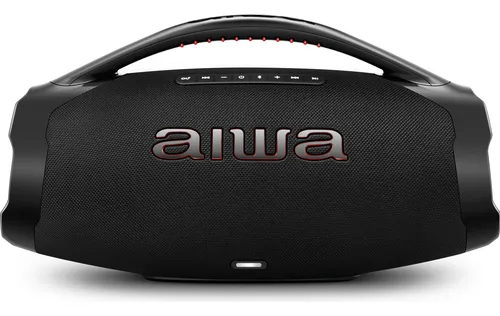Caixa De Som Boombox Plus Aiwa Bbs-01-b 200w Bt 30h Ip66 Usb