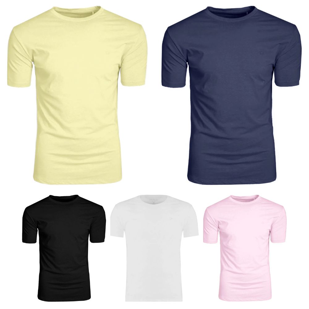 Camiseta Básica Slim Fit Essencial Gola Redonda Ogochi