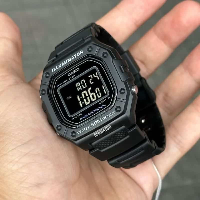 Relogio Casio Masculinoo Standar W-218h-1bvdf