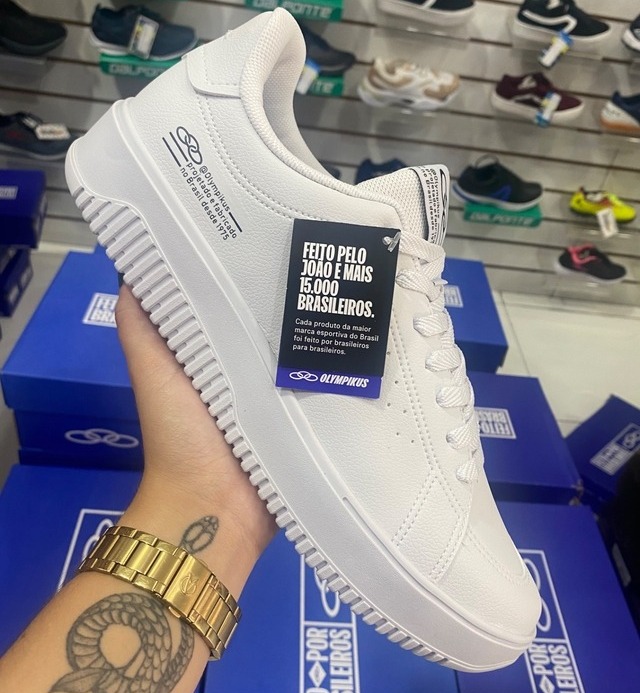 Tênis Olympikus Eros Branco Casual Original
