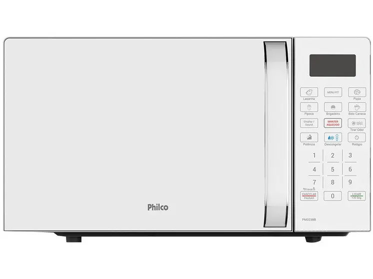 Micro-ondas Philco 20 L Pmo23bb Multifunções Branco