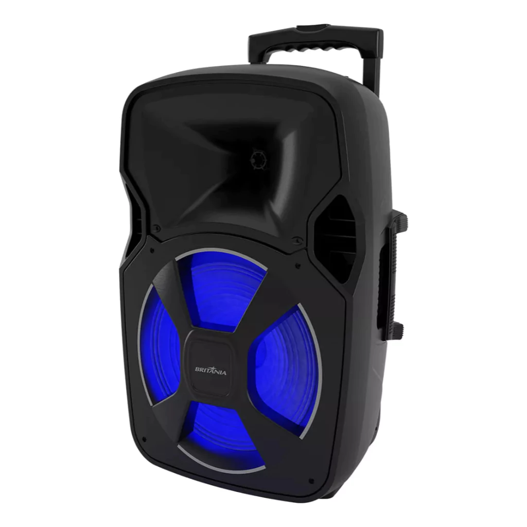 Caixa De Som Amplificada Britânia Bcx12000 650w Preto