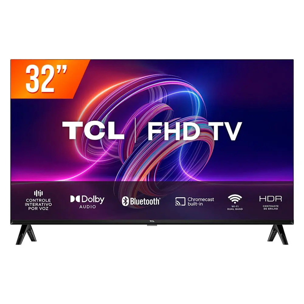 Smart Tv Led 32'' S5400af Full Hd Android Tv Tcl 127/220v