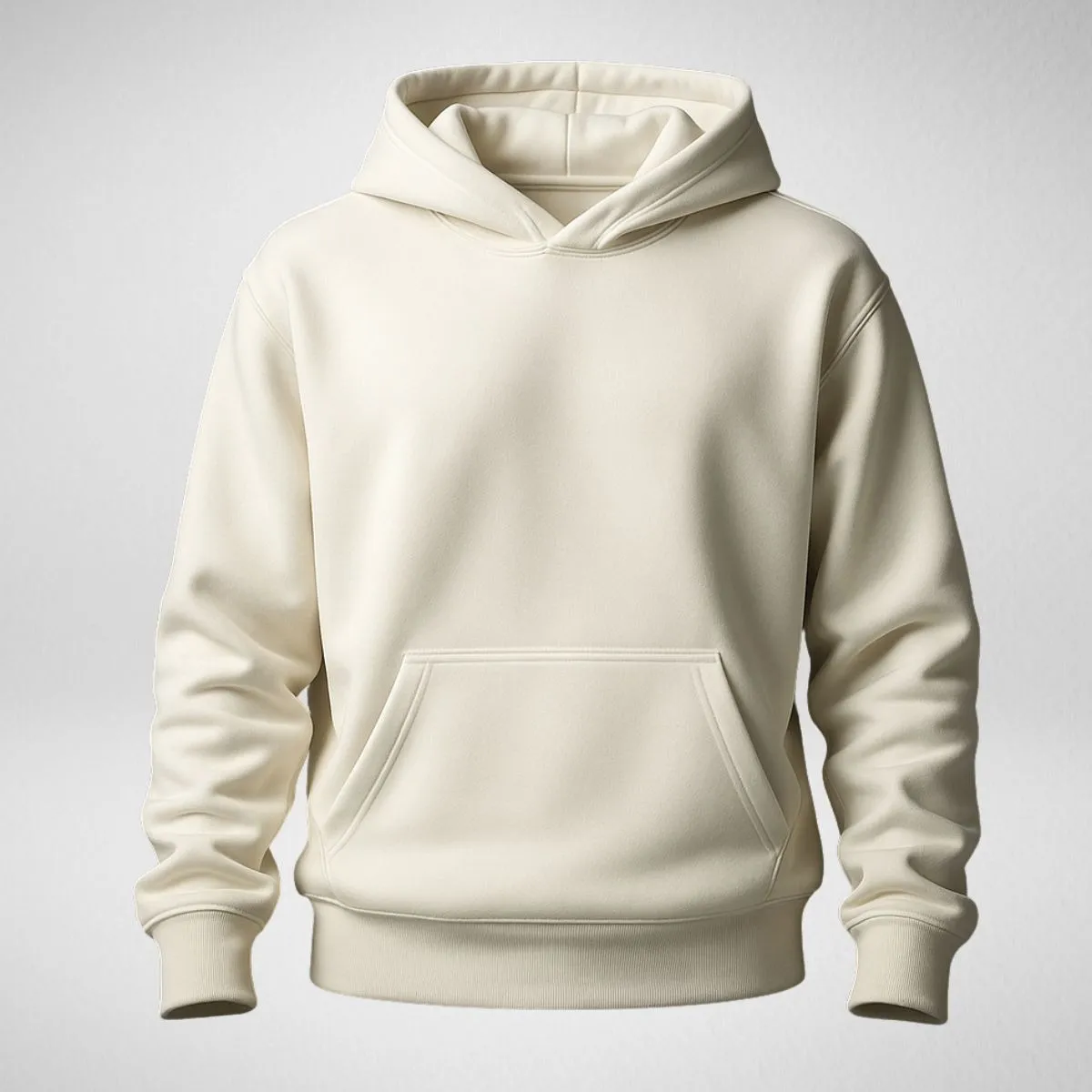 Moletom Canguru Liso Algodão Unissex Blusa De Frio Flanelado