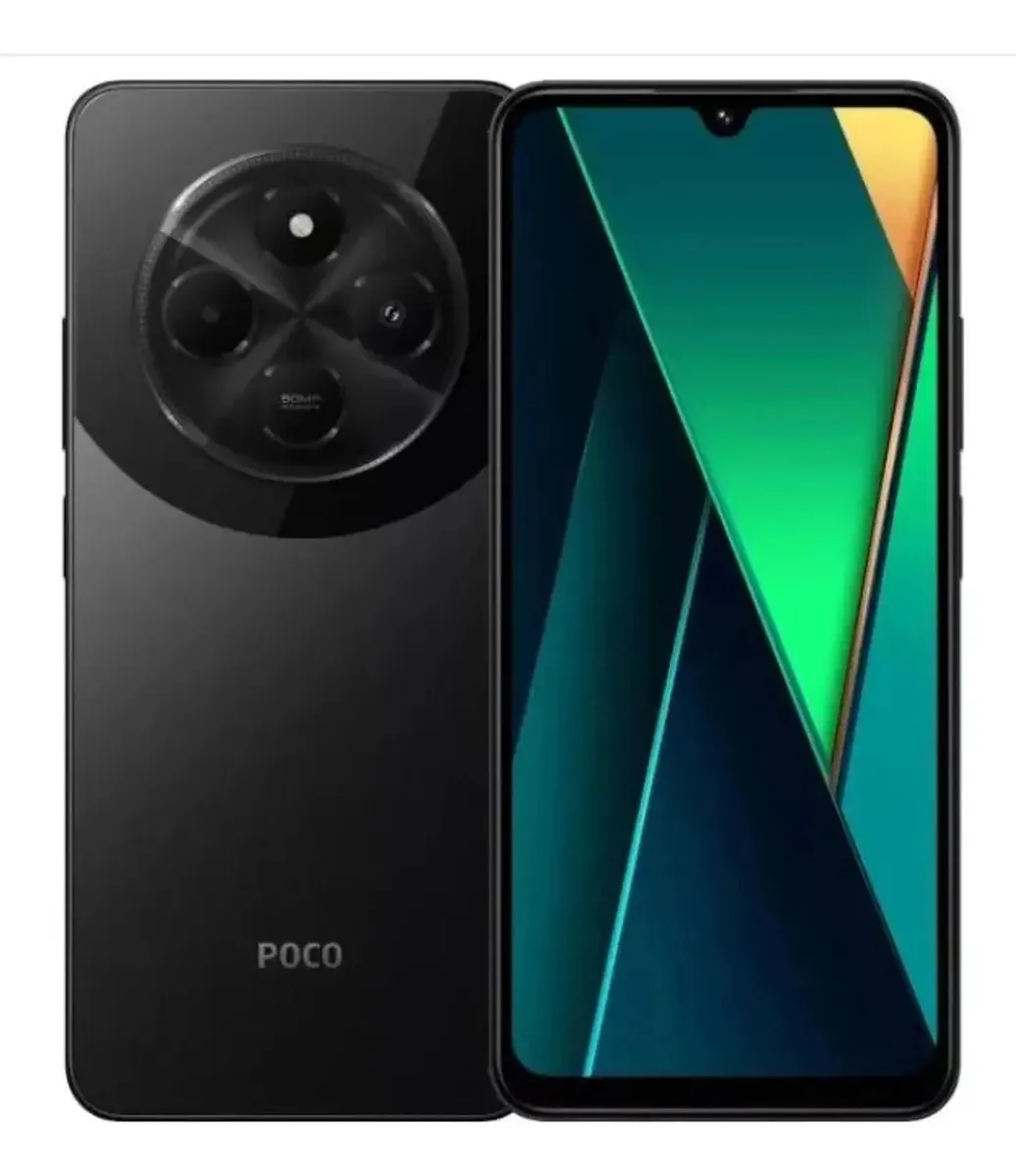 Celular Poco C75 128gb 6ram Xiaomi Preto