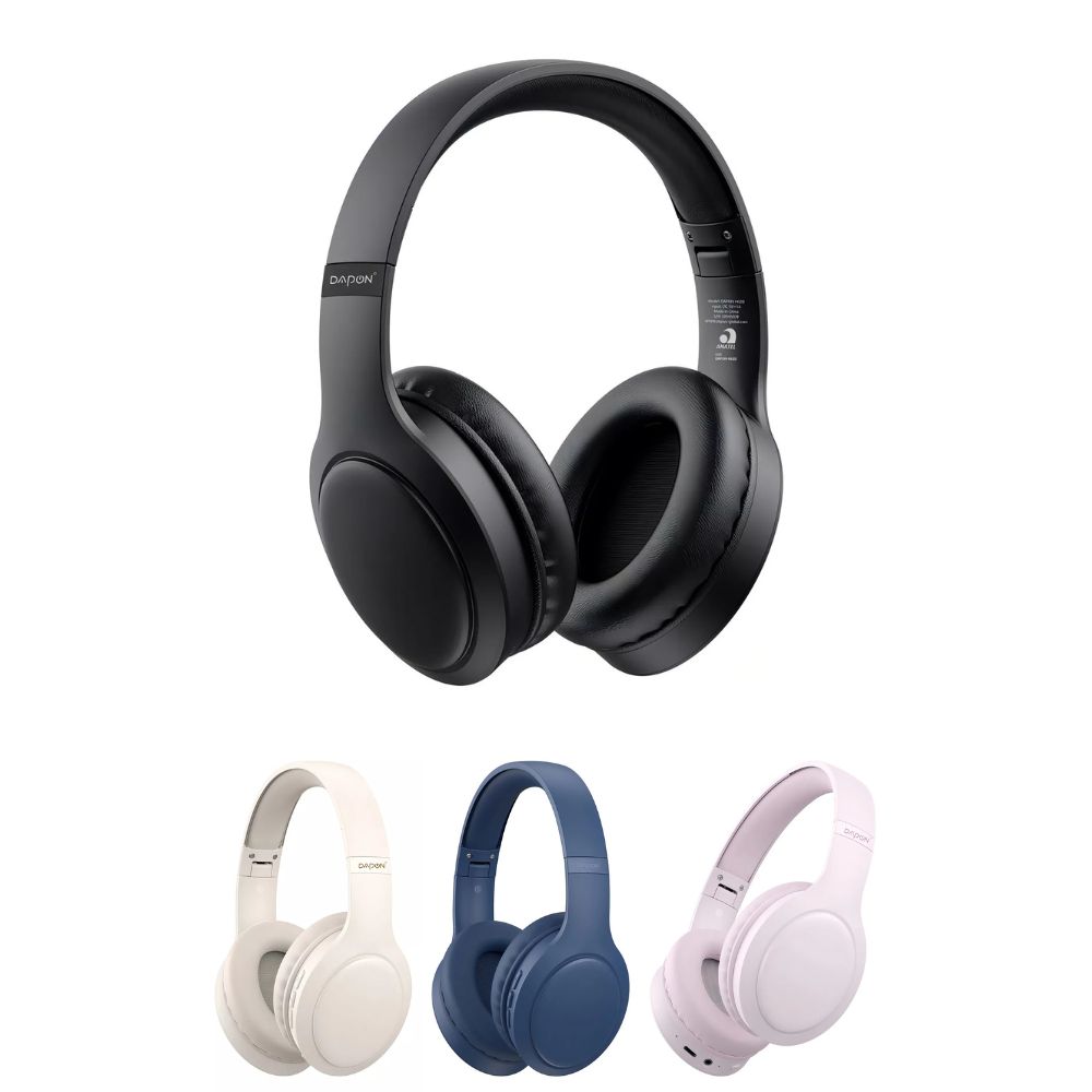 Fone De Ouvido Headphone Dapon H02d Bluetooth 5.1 Com Microfone