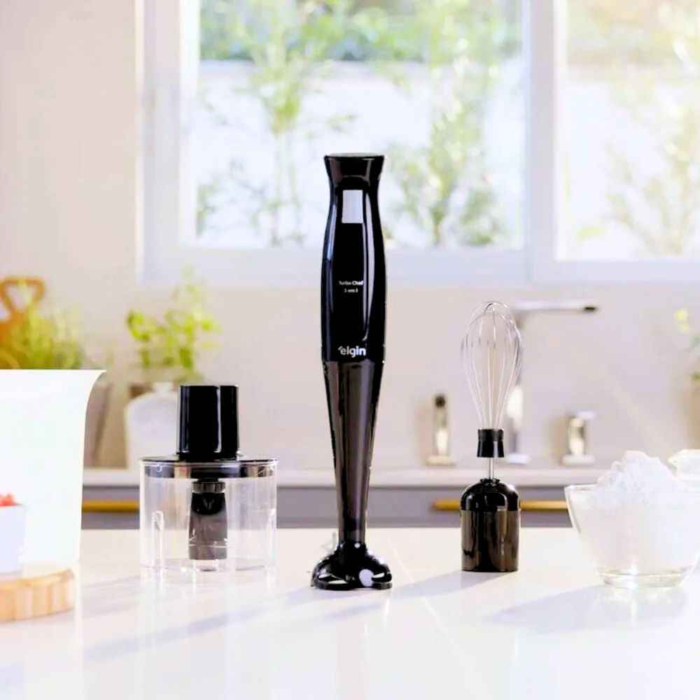 Mixer Turbo Chef 3 Em 1 200w Triturador E Fuet Elgin