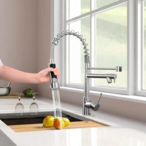 Torneira Cozinha Gourmet Monocomando Com Spray Extensor