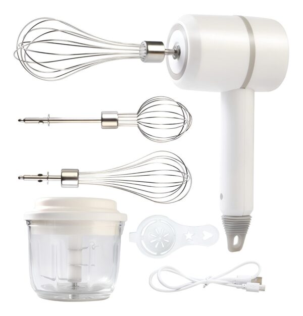 Mixer 3x1 Batedeira Ovos Processa Tritura Portátil Doméstico 50 Hz Aleatório