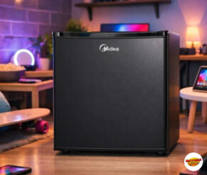 Frigobar 45 Litros Preto Inverter Bivolt - Midea