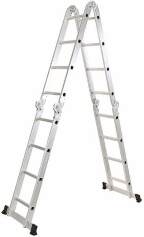 Escada Articulada Multifuncional 4x4 Alumínio Fortt 16 Degraus 4.47m - EAM4X4