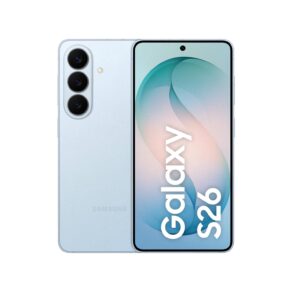 Celular Samsung Galaxy S26 5G, 512GB, 12GB RAM, Câmera Tripla de 50+12+10, Tela Grande de 6.3" - Azul - Você ganha o dobro de memória (512GB) pelo mesmo preço de 256GB