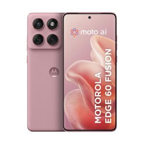 Smartphone Motorola Edge 60 Fusion 5G - 256GB 16GB (8GB RAM+8GB Ram Boost) 50MP Sony AI Camera IP68 NFC - Rosa