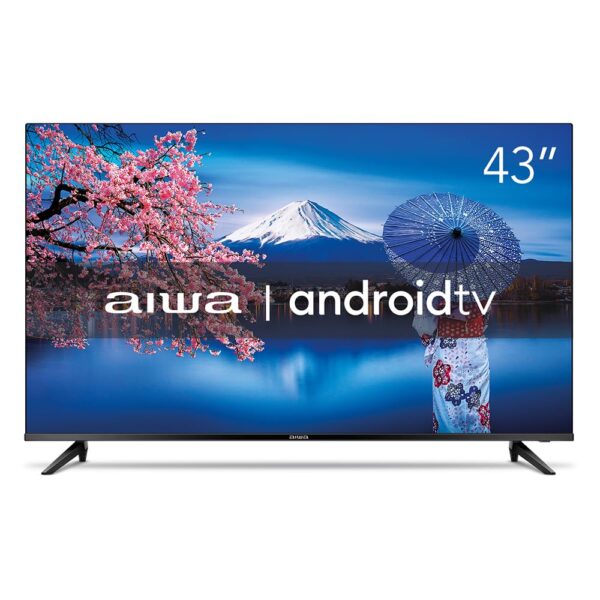 Smart TV Aiwa 43”, Android, Full HD, Borda Ultrafina, HDR10, Dolby Áudio - AWS-TV-43-BL-02-A