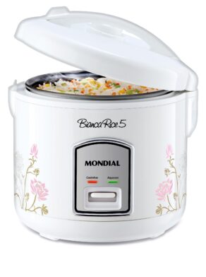 MONDIAL Panela De Arroz Bianca Rice 5, Branco, 400W, 220V - NPE-05-5X