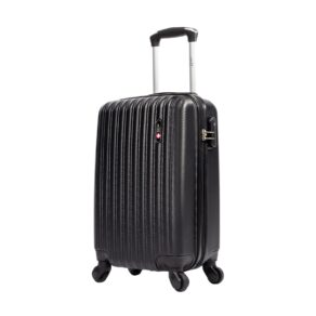Mala de viagem bordo pequena 10kg Londres Swiss Move Preto