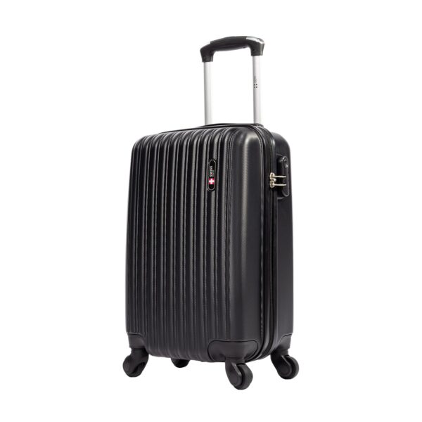 Mala de viagem bordo pequena 10kg Londres Swiss Move Preto