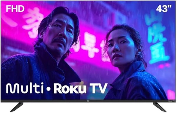 Multi Roku TV 43" Smart DLED FHD Wi-Fi 3 HDMI Alexa e Google Home