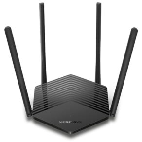 Roteador Mercusys TP-Link MR60X Wi-Fi 6 Gigabit Dual Band AX1500 porta Gigabit 4x antenas Easy Mesh