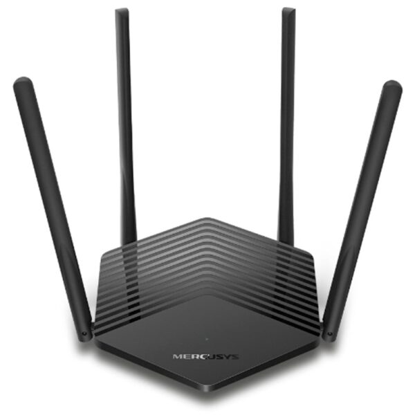 Roteador Mercusys TP-Link MR60X Wi-Fi 6 Gigabit Dual Band AX1500 porta Gigabit 4x antenas Easy Mesh