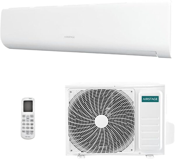 Ar-condicionado Split HW Inverter Fujitsu Airstage Essencial 9.000 BTUs R-32 Quente/Frio 220V