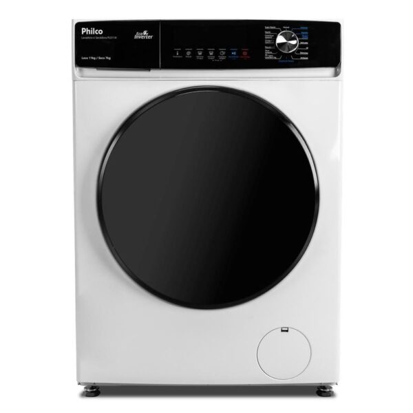 Lava e Seca Philco 11kg Pls11a Eco Invertplus 16 Programas Lavagem Branca 127v