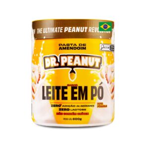Pasta de Amendoim Dr. Peanut 600g Sabor Leite em Pó