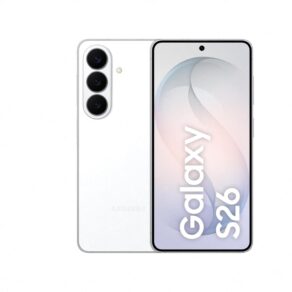 Celular Samsung Galaxy S26 5G, 256GB, 12GB RAM, Câmera Tripla de 50+12+10, Tela Grande de 6.3" - Branco