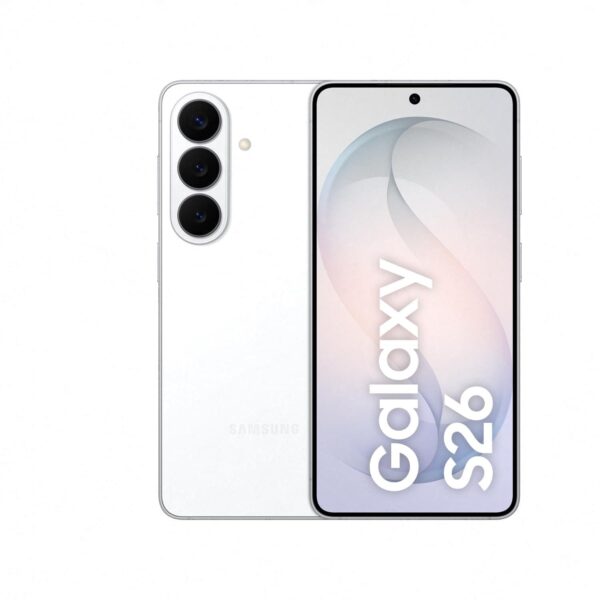 Celular Samsung Galaxy S26 5G, 256GB, 12GB RAM, Câmera Tripla de 50+12+10, Tela Grande de 6.3" - Branco