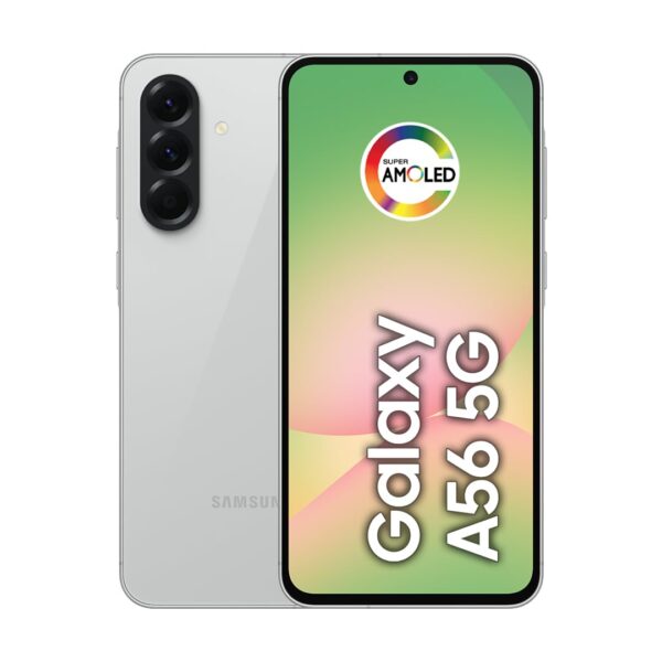 Smartphone Samsung Galaxy A56 5G 256GB, 8GB RAM, Câmera 50MP, IP67, Super AMOLED 6.7", Recursos AI, Cinza