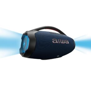 Caixa de Som Boombox Plus AIWA BBS-01-LBL 200W BT 30H IP66 USB RGB