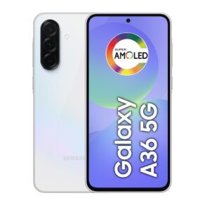 Celular Samsung Galaxy A36 5G 256GB, 8GB RAM, Recursos AI (Branco)