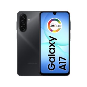Celular Samsung Galaxy A17, 256GB, 8GB, 50MP Tela 6.7", IP54 - Preto