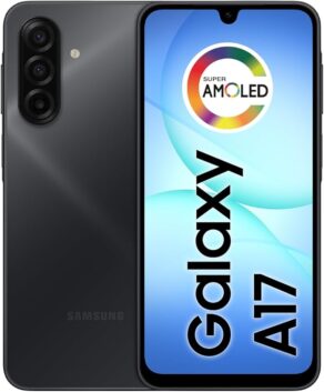 Celular Samsung Galaxy A17, 256GB, 8GB, 50MP Tela 6.7", IP54 - Preto