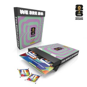 Copa do Mundo da FIFA 2026™ Box Fliptop C/ 1 Álbum Brochura + 30 Envelopes de Figurinhas FIFA WORLD CUP 2026™