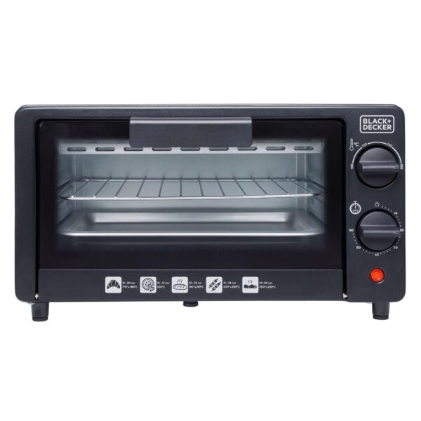 BLACK+DECKER Forno Elétrico, 9 Litros, Temperatura Até 250°C, Potência 800W, FT9N, 110V