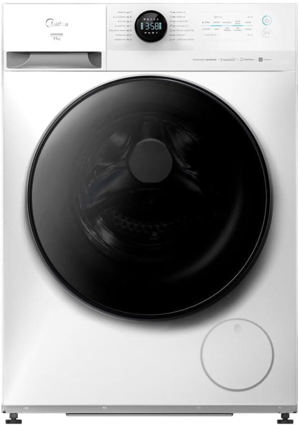 Máquina de Lavar Roupas Midea 11kg Slim Healthguard Wi-Fi Conectada Smarthome Inverter Branca 127v