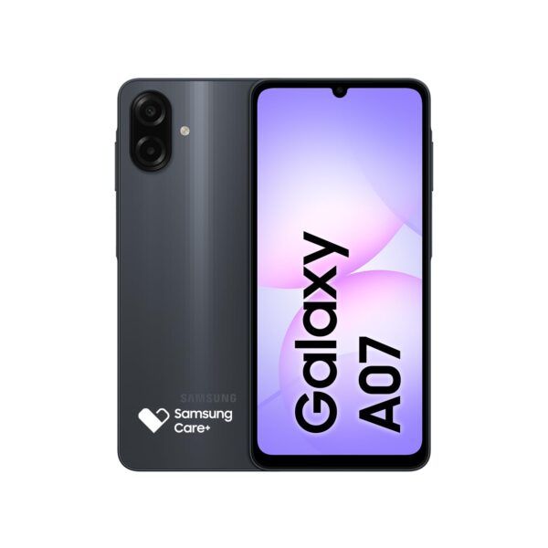 Celular Samsung Galaxy A07 256GB, 8GB, Câm. 50MP, Tela 6.7"- Preto